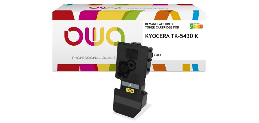 Toner remanufacturé OWA - standard - Noir - pour KYOCERA TK-5430 K