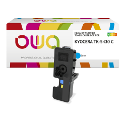Toner remanufacturé OWA - standard - pour KYOCERA TK-5430 C