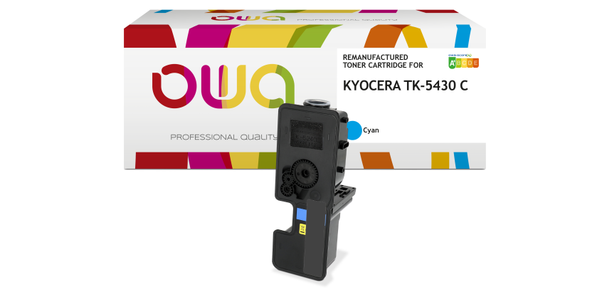 Toner remanufacturé OWA - standard - pour KYOCERA TK-5430 C