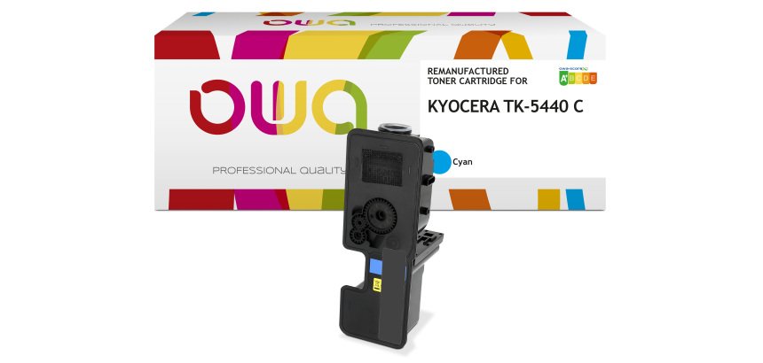 Toner remanufacturé OWA - haute capacité - pour KYOCERA TK-5440 C