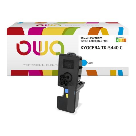 Toner remanufacturé OWA - haute capacité - pour KYOCERA TK-5440 C