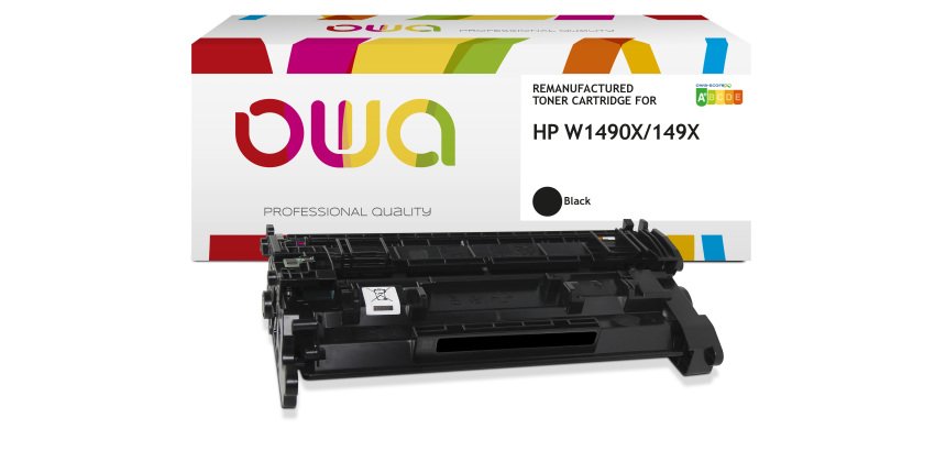 OWA wiederaufbereitete Toner - hohe Kapazität - Schwarz - für HP W1490X