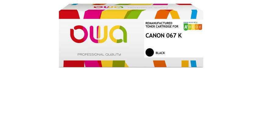 OWA Remanufactured Toner - Standard - Black - for CANON 067K