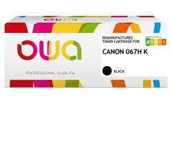 OWA remanufactured toner - high capacity - Black - for CANON 067H