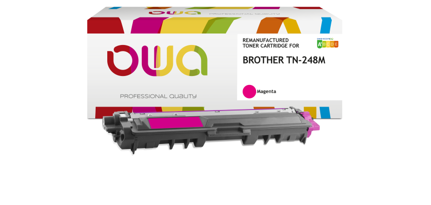 Toner remanufacturé OWA - standard - pour BROTHER TN-248C