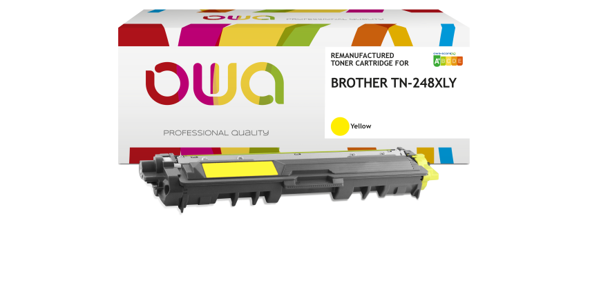 Toner remanufacturé OWA - haute capacité - pour BROTHER TN-248XLC