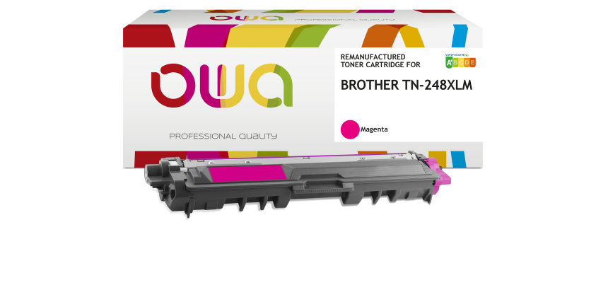 Toner gereviseerd OWA - hoge capaciteit - voor BROTHER TN-248XLC