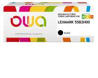 En_toner remanufacturé owa - haute capacité - noir - pour lexmark 55b2h00