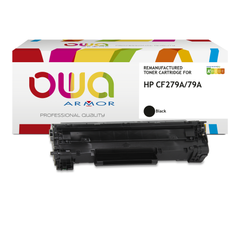 Toner remanufacturé OWA - très très haute capacité - Noir - pour HP CF279A