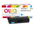 Toner remanufacturé OWA couleurs séparées compatible BROTHER TN-421 pour imprimante laser
