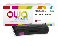 Toner OWA compatible Brother TN-423 magenta pour imprimante laser