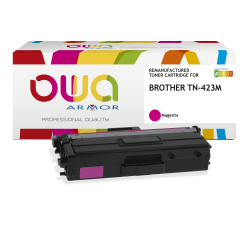 Toner remanufacturé OWA - haute capacité - Magenta - pour BROTHER TN-423M