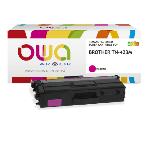 Tóner OWA compatible con Brother TN-423M color magenta (4000 páginas)