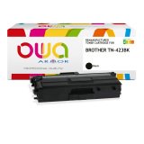 Toner remanufacturé OWA - haute capacité - Noir - pour BROTHER TN-423BK
