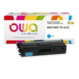 Toner remanufacturé OWA - haute capacité - Cyan - pour BROTHER TN-423C