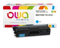 Toner remanufacturé OWA - haute capacité - Cyan - pour BROTHER TN-423C