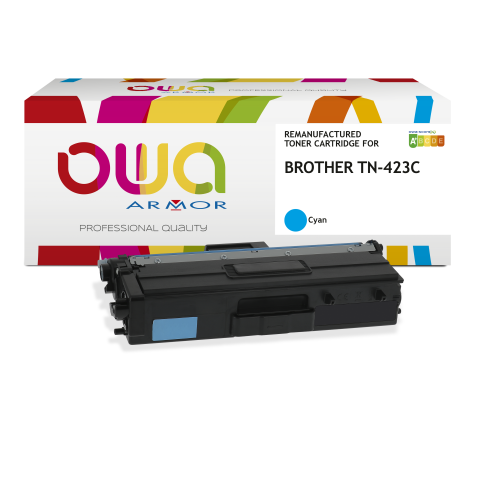 Toner remanufacturé OWA - haute capacité - pour BROTHER TN-423C