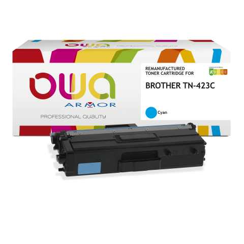 Tóner OWA compatible con Brother TN-423C color cian (4000 páginas)
