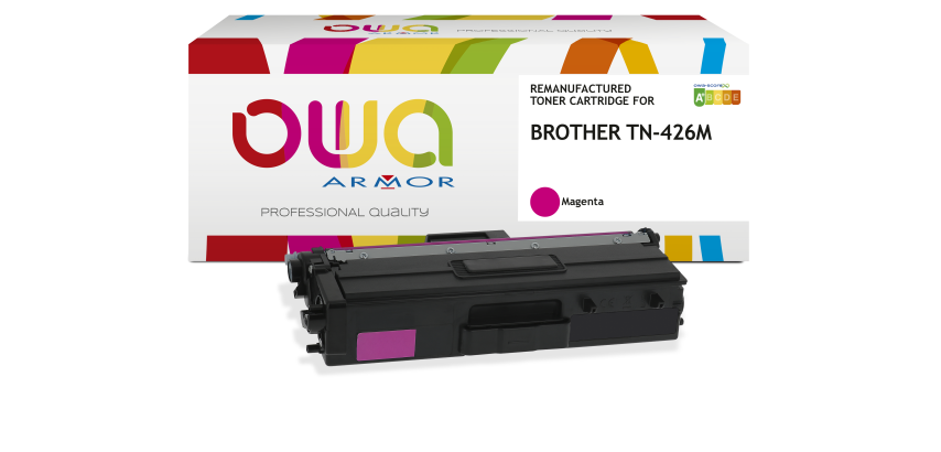Toner remanufacturé OWA - haute capacité - pour BROTHER TN-426Y