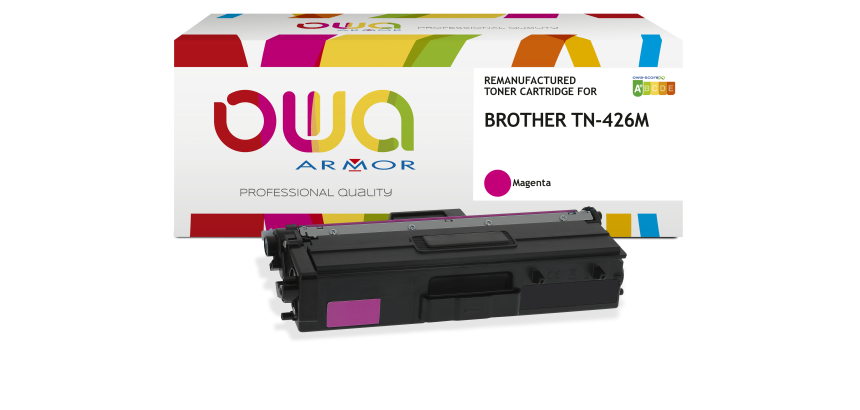 Toner remanufacturé OWA - haute capacité - Magenta - pour BROTHER TN-426M