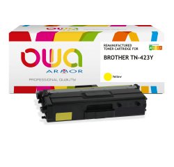 Toner OWA compatible Brother TN-423 couleurs séparées pour imprimante laser