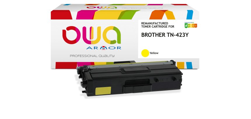 Toner OWA compatible Brother TN-423 couleurs séparées pour imprimante laser