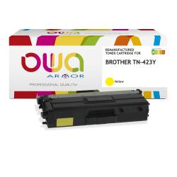 Toner OWA compatible Brother TN-423 couleurs séparées pour imprimante laser