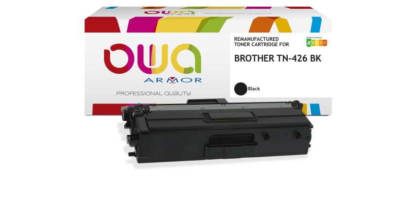 Toner remanufacturé OWA - haute capacité - Noir - pour BROTHER TN-426BK