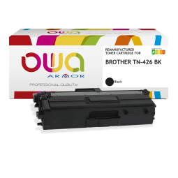 EN_Toner remanufacturé OWA - haute capacité - Noir - pour BROTHER TN-426BK