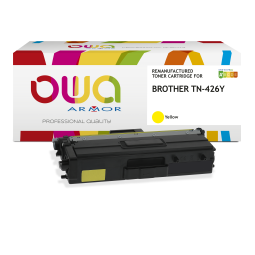 Toner remanufacturé OWA - haute capacité - pour BROTHER TN-426Y