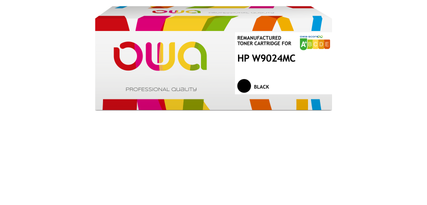 Tóner remanufacturado OWA - estándar - negro - para HP W9024MC