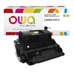 Toner remanufacturé OWA - haute capacité - Noir - pour CANON 039 H