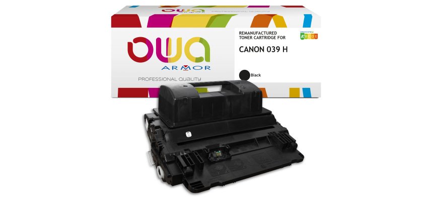 Toner remanufacturé OWA - haute capacité - Noir - pour CANON 039 H