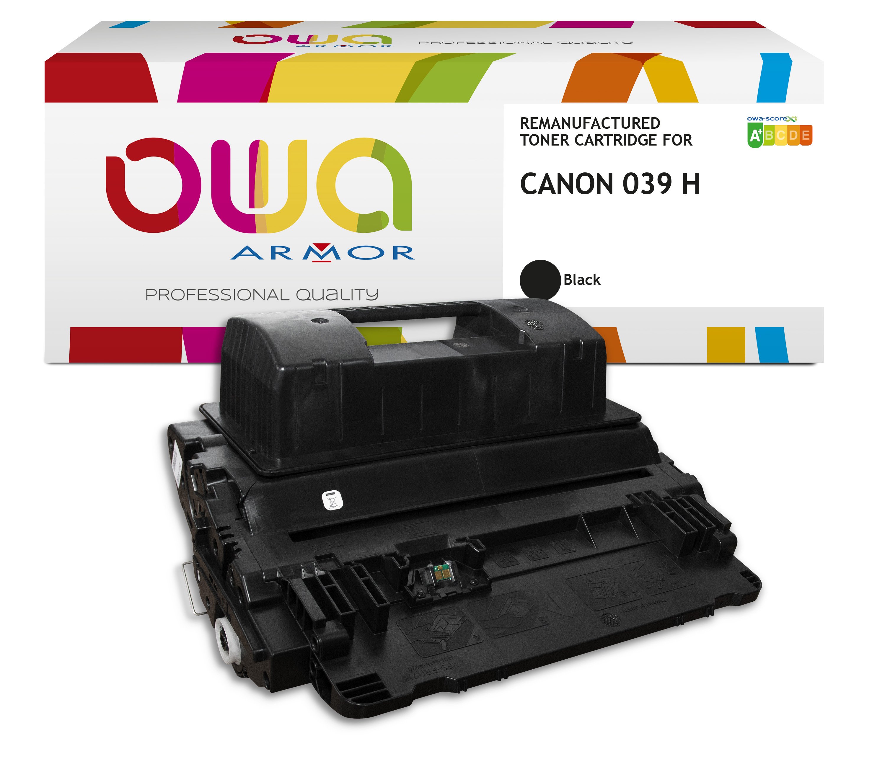 OWA Remanufactured Toner - High Capacity - Black - for CANON 039 H 