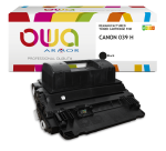 Toner remanufacturé OWA - haute capacité - Noir - pour CANON 039 H