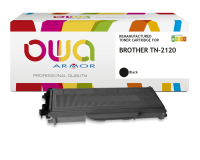 Toner remanufacturé OWA - très très haute capacité - Noir - pour BROTHER TN-2120