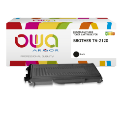 Toner remanufacturé OWA - très très haute capacité - Noir - pour BROTHER TN-2120