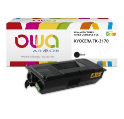 Toner remanufacturé OWA - haute capacité - Noir - pour KYOCERA TK-3170