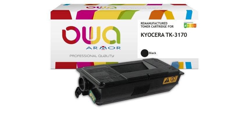 Toner remanufacturé OWA - haute capacité - Noir - pour KYOCERA TK-3170