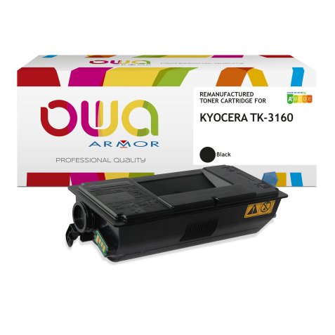 Toner remanufacturé OWA - standard - Noir - pour KYOCERA TK-3160