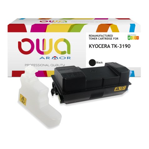 Toner remanufacturé OWA - standard - Noir - pour KYOCERA TK-3190