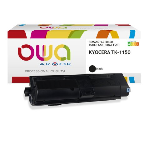Toner remanufacturé OWA - standard - Noir - pour KYOCERA TK-1150