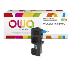 Toner remanufacturé OWA - standard - pour KYOCERA TK-5240 C