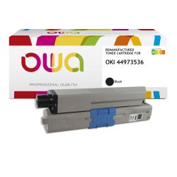 DE_Toner remanufacturé OWA - standard - Noir - pour OKI 44973536