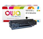 Toner remanufacturé OWA - très très haute capacité - Noir - pour HP CF283A