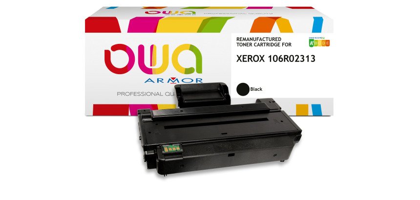 Toner remanufacturé OWA - haute capacité - Noir - pour XEROX 106R02313
