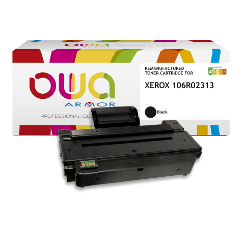 Toner remanufacturé OWA - haute capacité - Noir - pour XEROX 106 R 02313