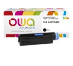 Toner remanufacturé OWA - standard - Noir - pour OKI 44992402