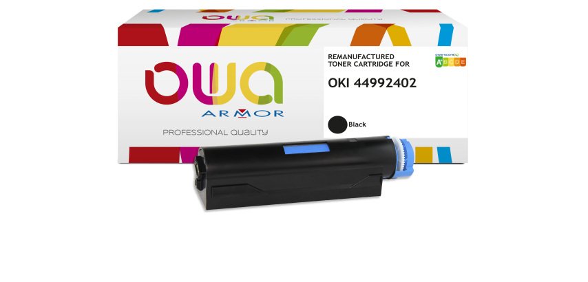 OWA Remanufactured Toner - Standard - Black - for OKI 44992402
