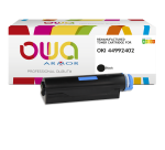 Toner remanufacturé OWA - standard - Noir - pour OKI 44992402